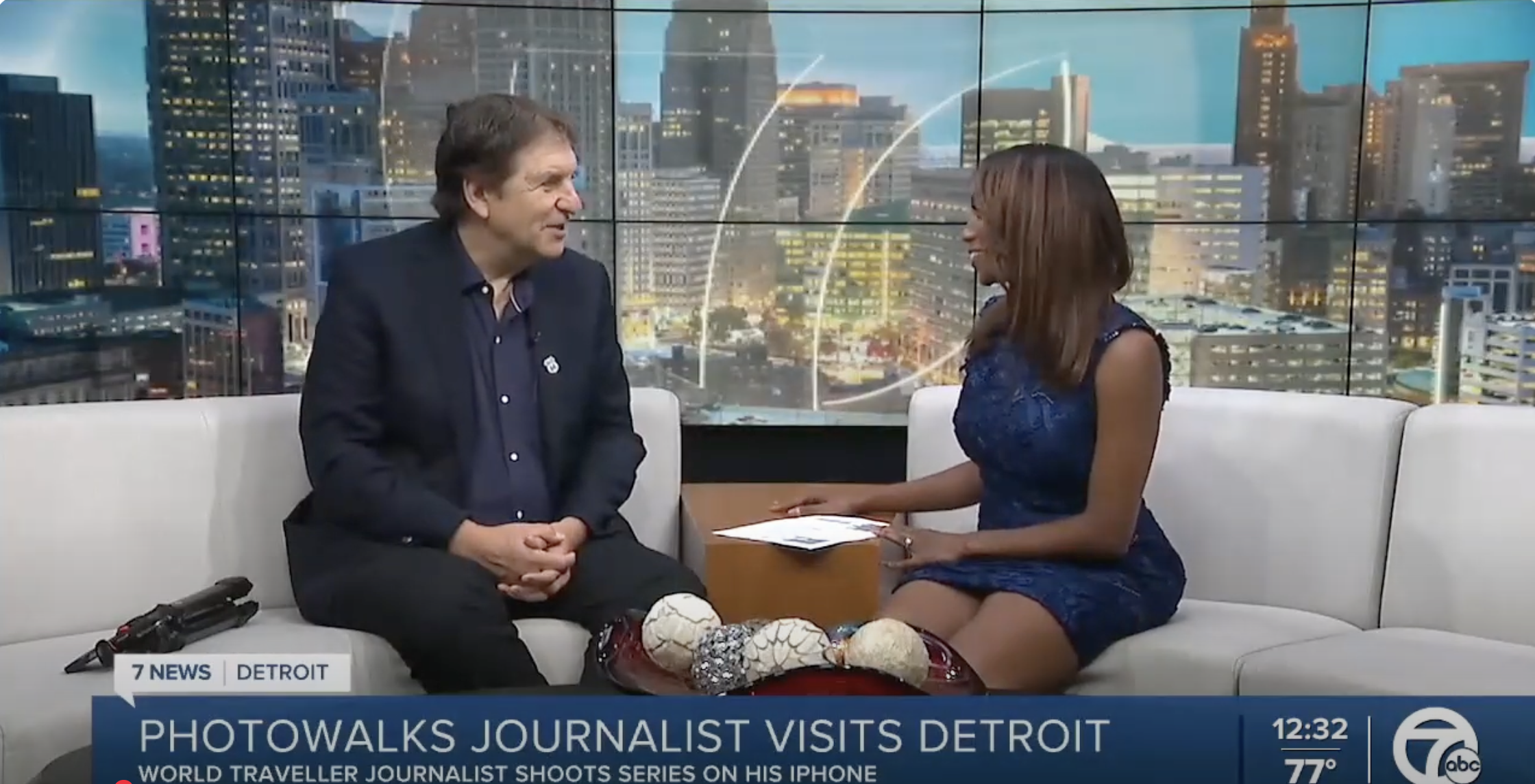 Jefferson Graham sits down with Kiara Hay of Detroit's WXYZ-TV to talk Photowalks