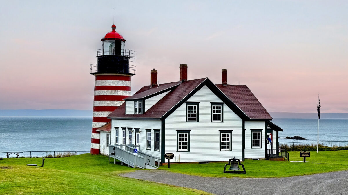 Lubec, Maine's lighthouse.