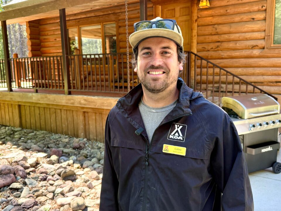 Colley Peters, the manager at KOA W. Glacier