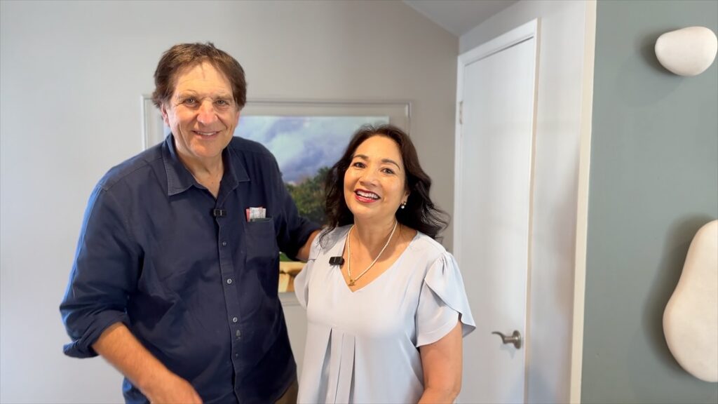 Jefferson Graham and Millie Matz at the Best Western Plus in Santa Barbara for the Photowalks series